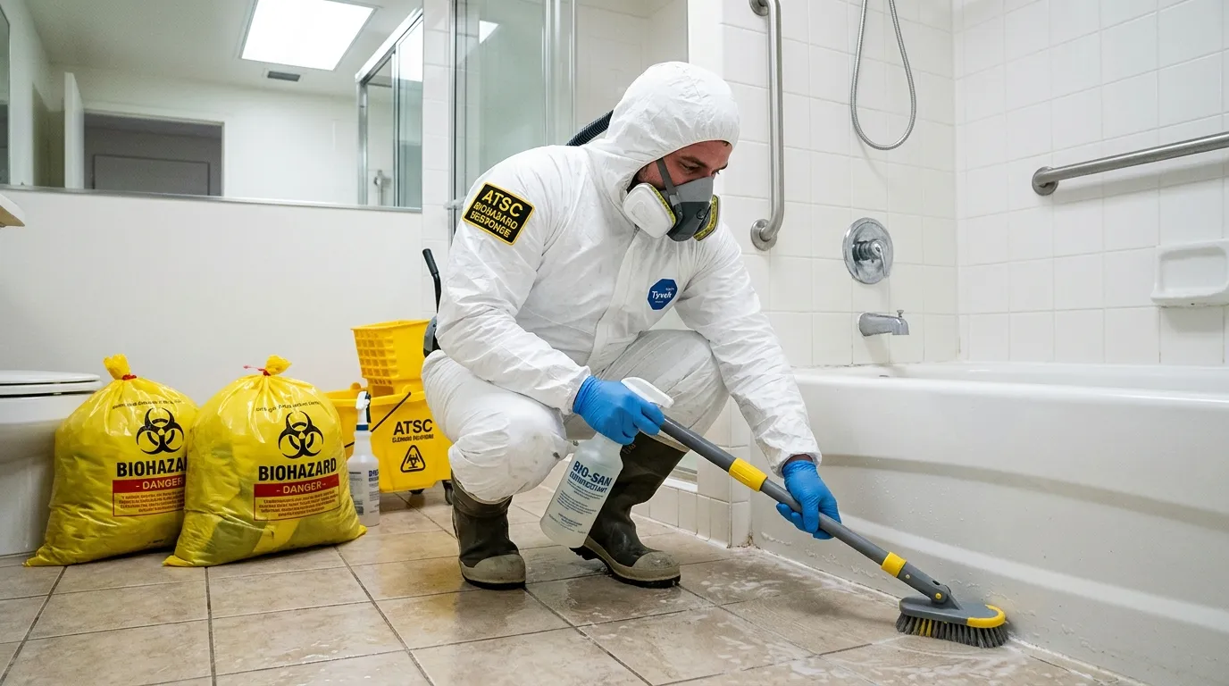 Decontamination equipment deployed for Blood Cleanup in Saint Joseph